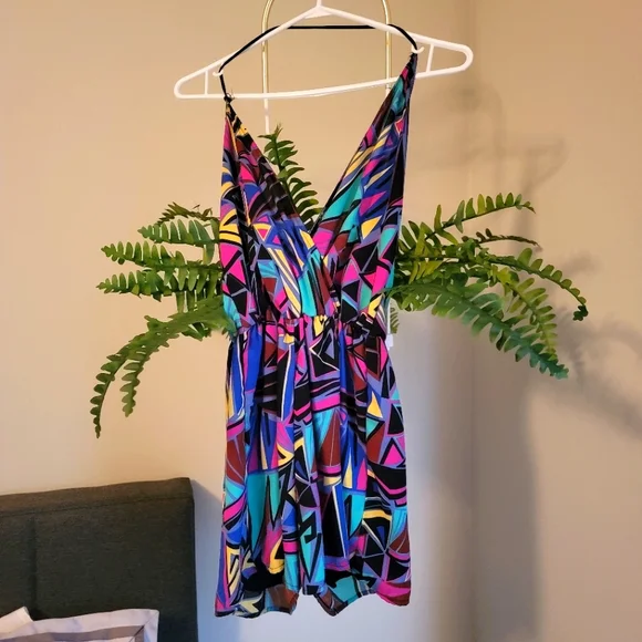 Multicolored Romper - Picture 1 of 3